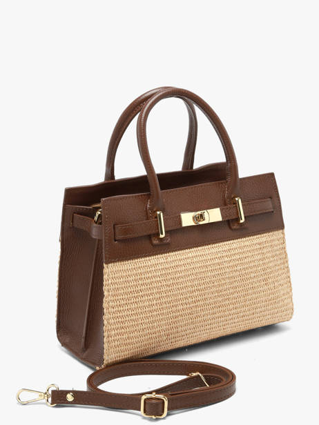 Handtas Capri Milano Bruin capri CP23114 ander zicht 2